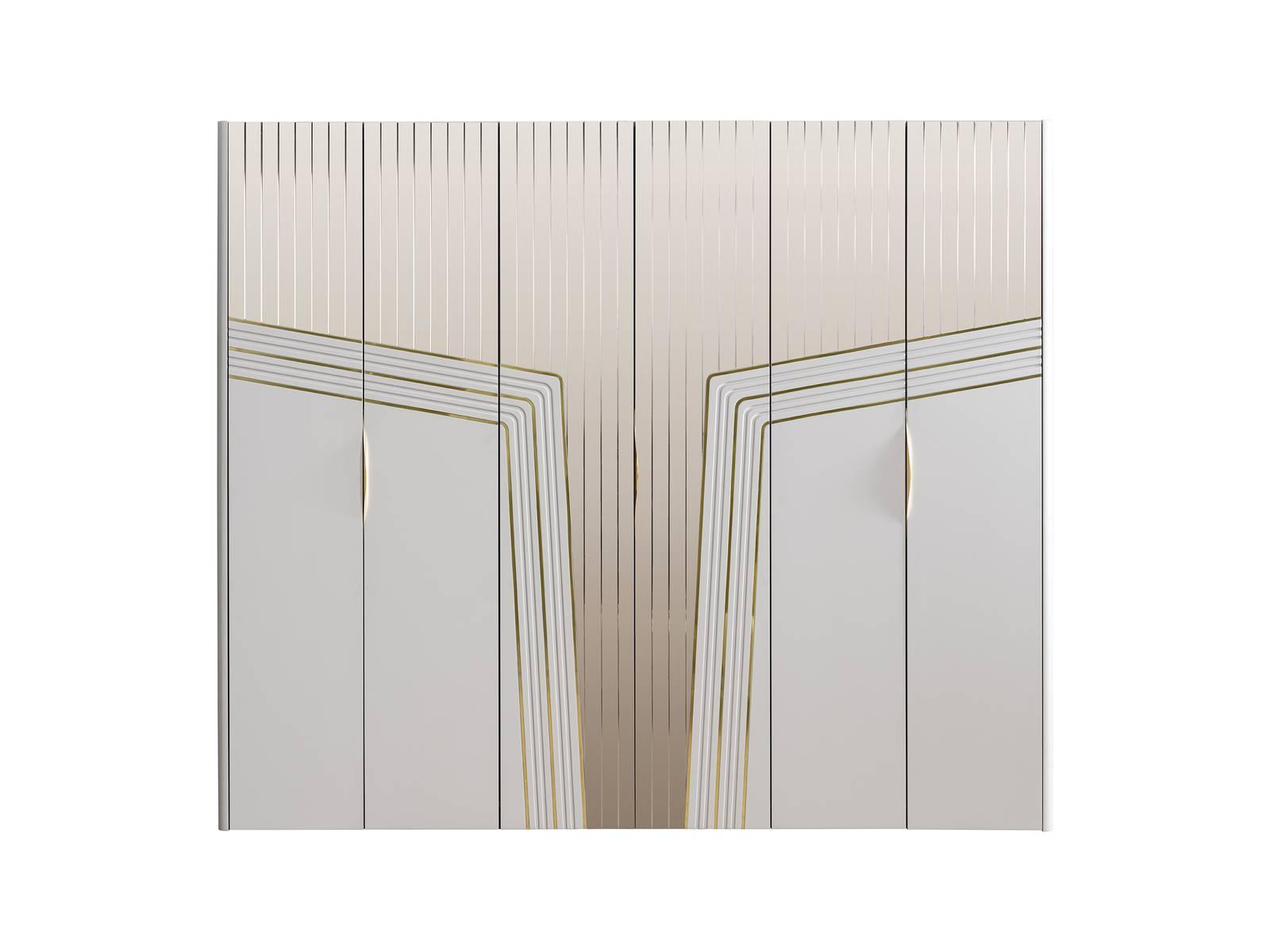 Modern White Wardrobe Wooden Wardrobe Bedroom Luxury Furniture