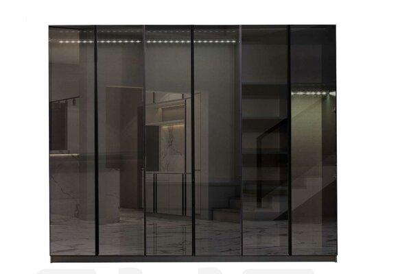 Modern grey wardrobe Bedroom wardrobes Designer furnishings