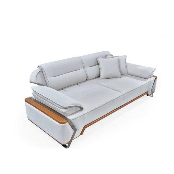 Designer White Sofa Luxury Living Room Couch Upholstery 3-Seater New 3-Seater
