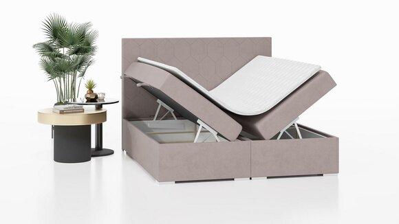 Bed Upholstery Design Double Bed Bedroom Textile Furniture Luxury Boxspring Bed