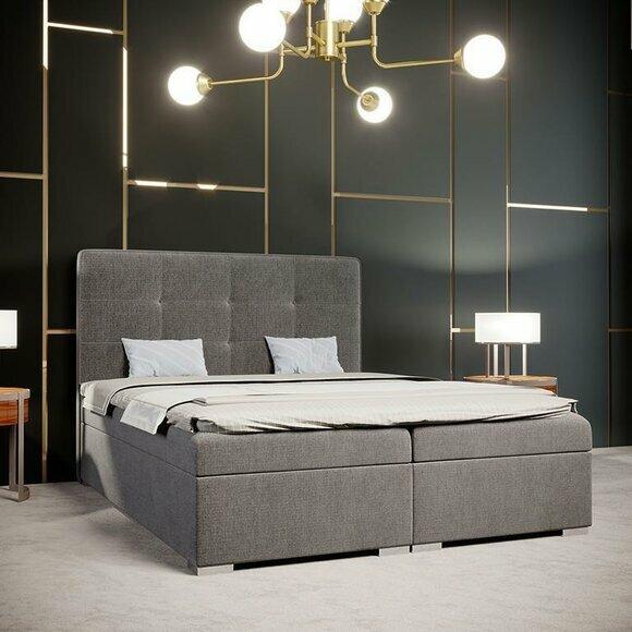 bed bedroom luxury textile furniture upholstered furniture style box spring bed