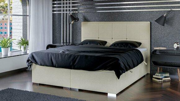 Bedroom Bed Upholstery Fabric Design Luxury Furniture Double Bed Boxspring Bed