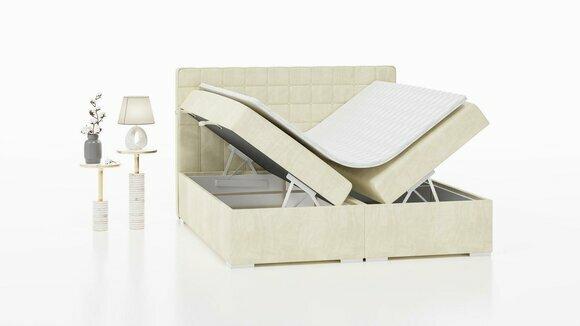 Double bed modern design bed luxury bedroom upholstered bed furniture box spring bed