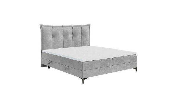Design double bed bedroom textile furniture modern luxury bed box spring bed