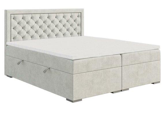 Bedroom bed luxury furniture style modern box spring bed design double bed