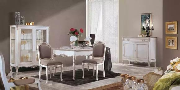 Dining room set set display cabinet table 4x chair sideboard set