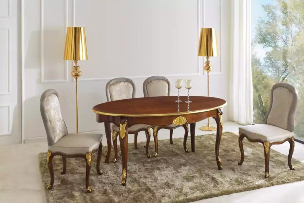 Dining Room Set Luxury 4x Chairs Dining Set Classic Furniture