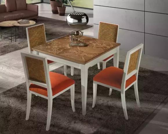 Dining table set dining room furniture furnishings 4 chairs set 5pcs