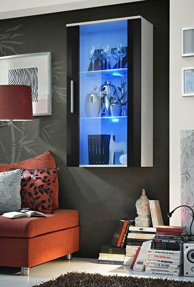 White Wall Cabinet Living Room Wall Cabinet Luxury Designer Shelf Furnishings