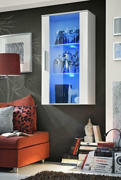 Living Room White Hanging Cabinet Shelf Furniture New Designer Wall Cabinet Luxury