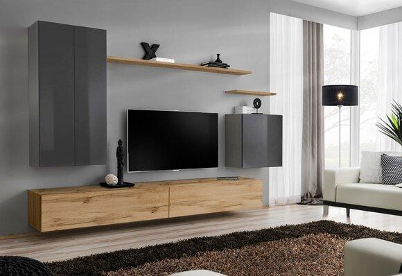 Modern Furniture Luxury Living Wall Living Room Furnishing Complete Set Wall Cabinet