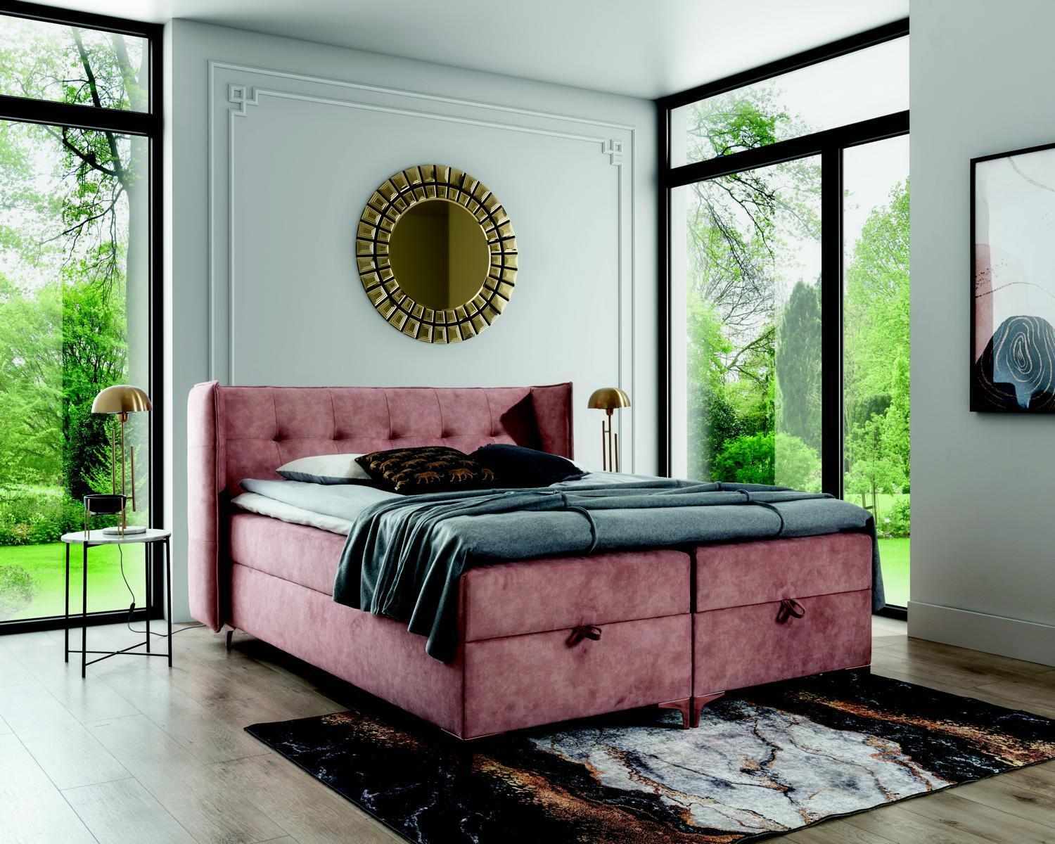 Bedroom Furniture Boxspringbed Bed 160x200cm Modern Design Furnishings