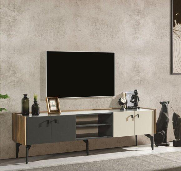 Modern Living Room Set TV Stand Design Furnishing Wood Furniture
