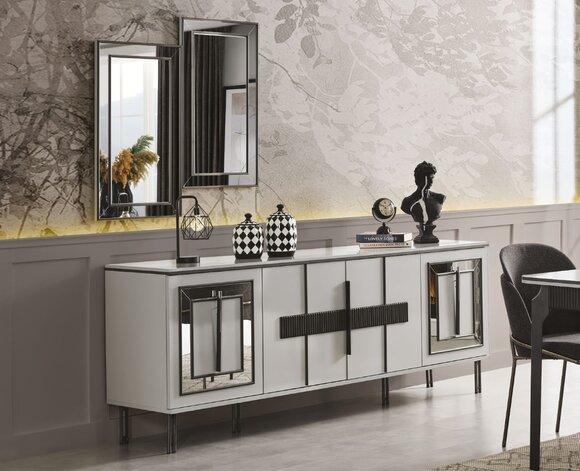 Luxurious Sideboard in Dining Room Design Furniture Wood Chests of Drawers Modern