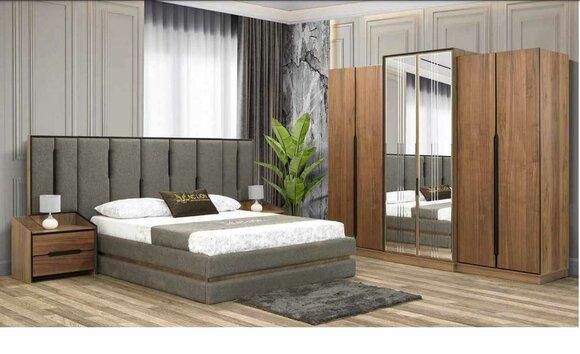 luxurious bedroom set modern furniture 4pcs elegant house wardrobe