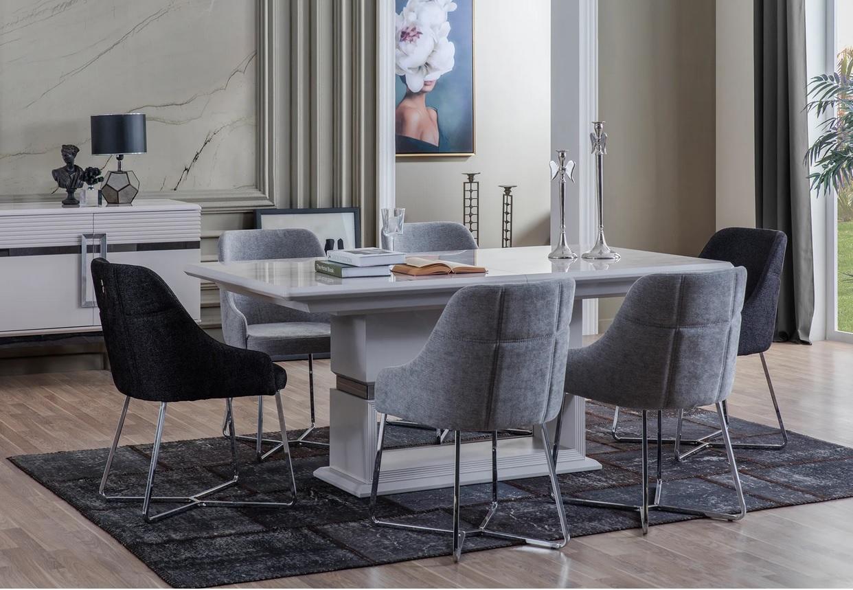 Exclusive Dining Room Set Consists of 7 pcs. Dining Table and 6x Chairs new