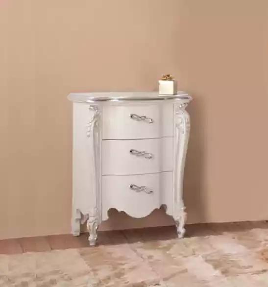 Bedside Table with 3 Drawer Wooden Cabinet Furniture Design New
