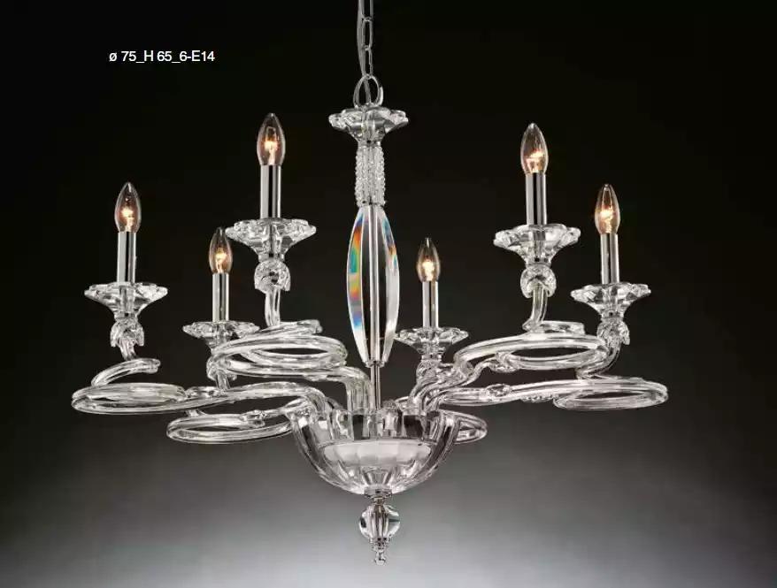 Crystal Glass Chandelier Lamp Pendant Chandelier Classic Chandelier