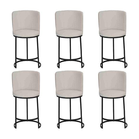 Bar stool 6x bar stool stylish bar furniture stool design steel feet new