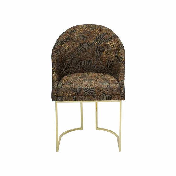 Round dining room stainless steel chair living room chairs luxury upholstered seater