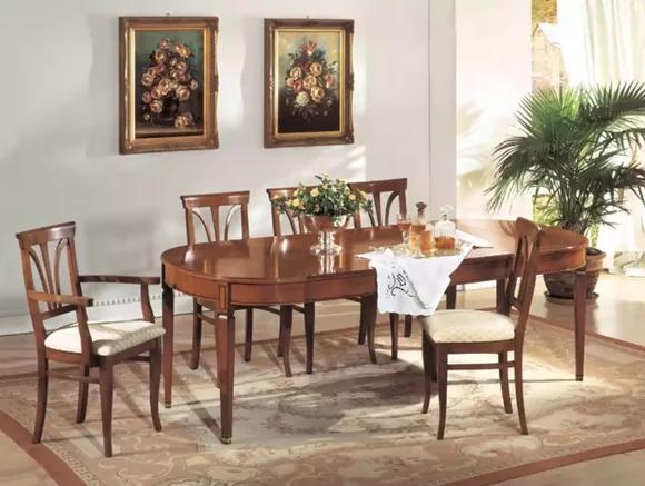Dining Room Set Dining Group Wooden Table 7pcs Complete Set Dining Table 6x Chairs