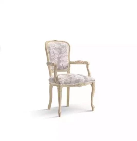 Upholstered Chair with Armrest Luxury Chair Living Room Dining Room Armchair