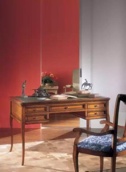 Desk wooden table computer desk office table office furniture brown