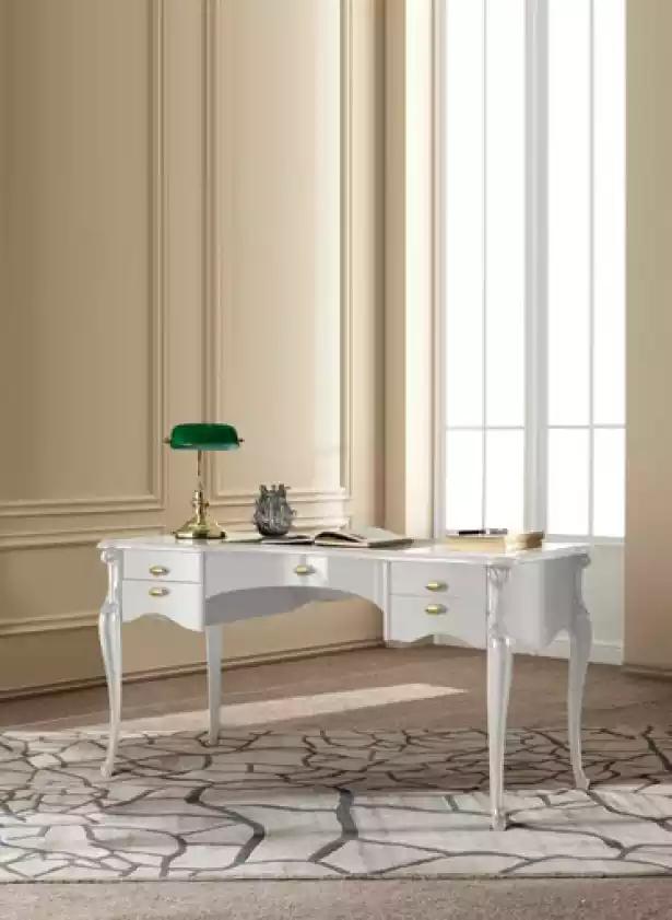 Desk Italian Tables Computer White Table Furniture Italy