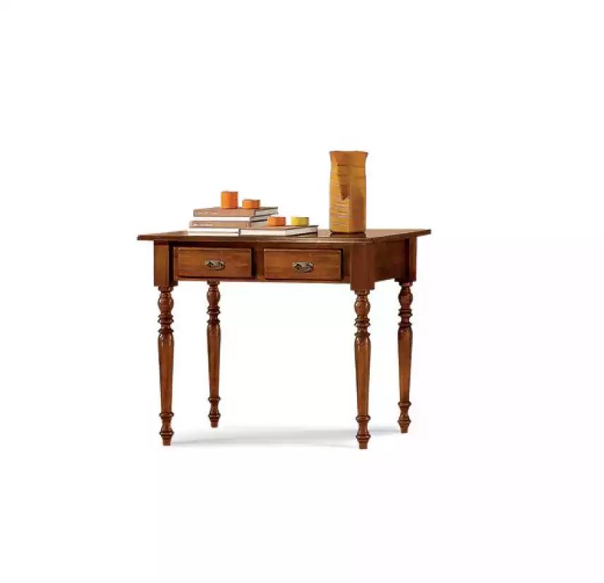 Desk wooden table computer table solid wood computer table brown