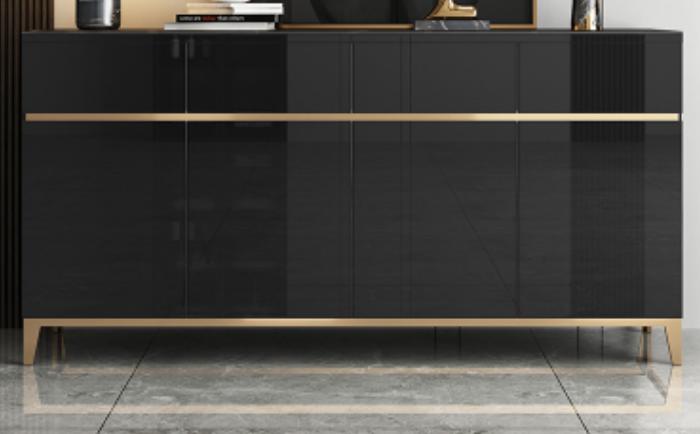 Sideboard Luxury Cabinet Shelf Wood Sideboard Living Room Modern Designer