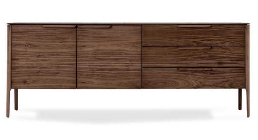 Sideboard Design Beige Luxury dining room set chest of drawers with wooden sideboards