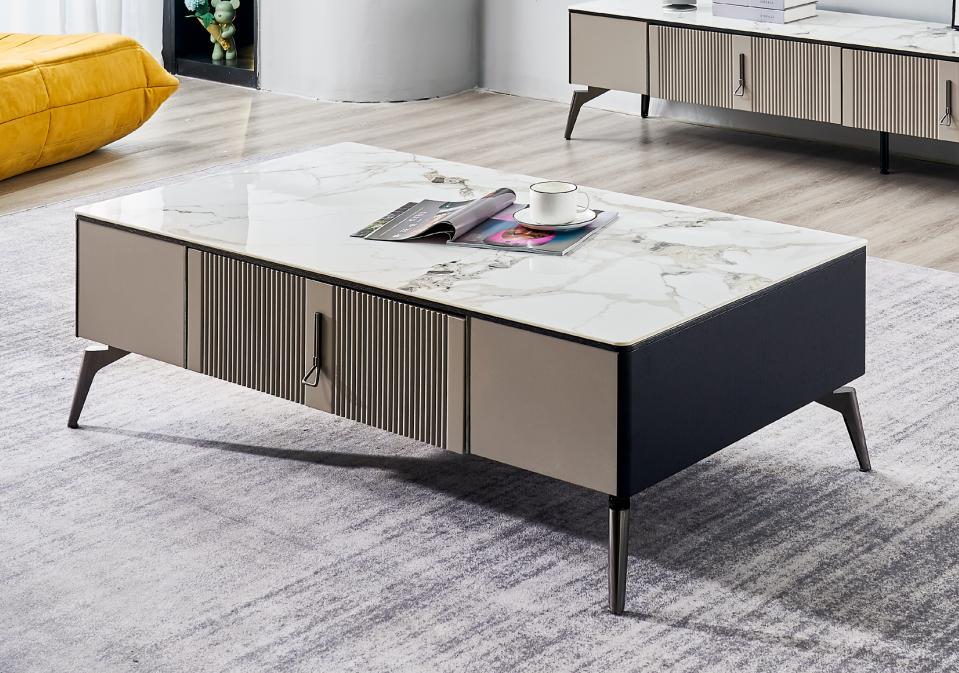 Coffee table living room design furniture table luxury side table wood modern11