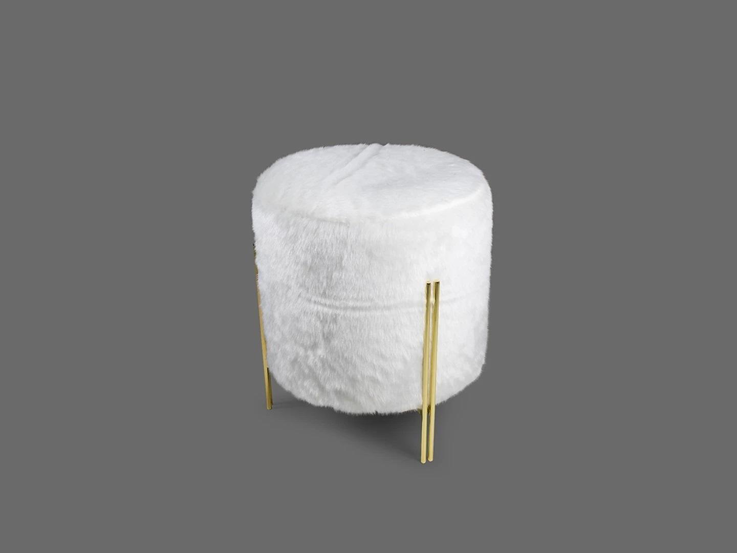 Upholstered furniture living room modern stool furnishing textile footstool