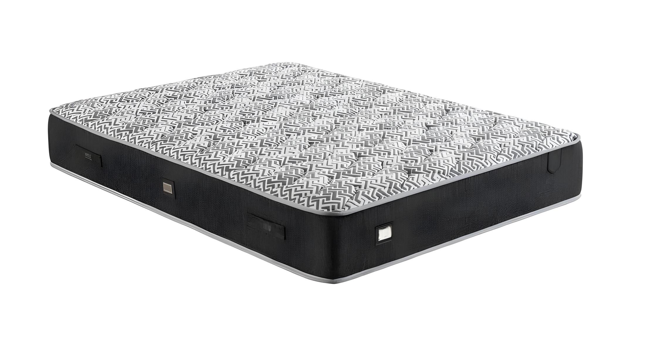 Gray textile mattress for restful modern sleep.