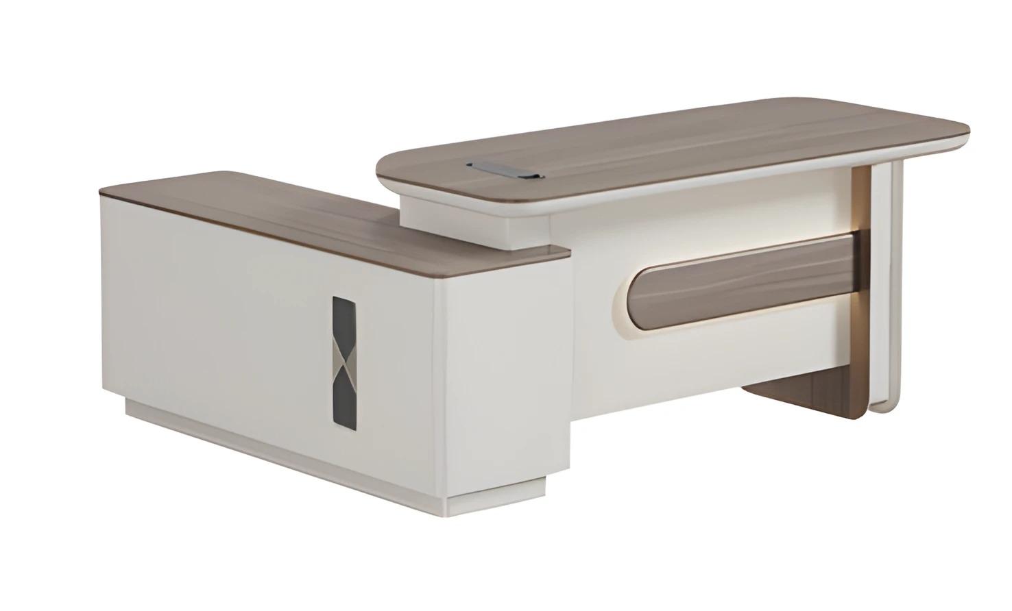 Office corner desk furniture table modern sturdy workplace