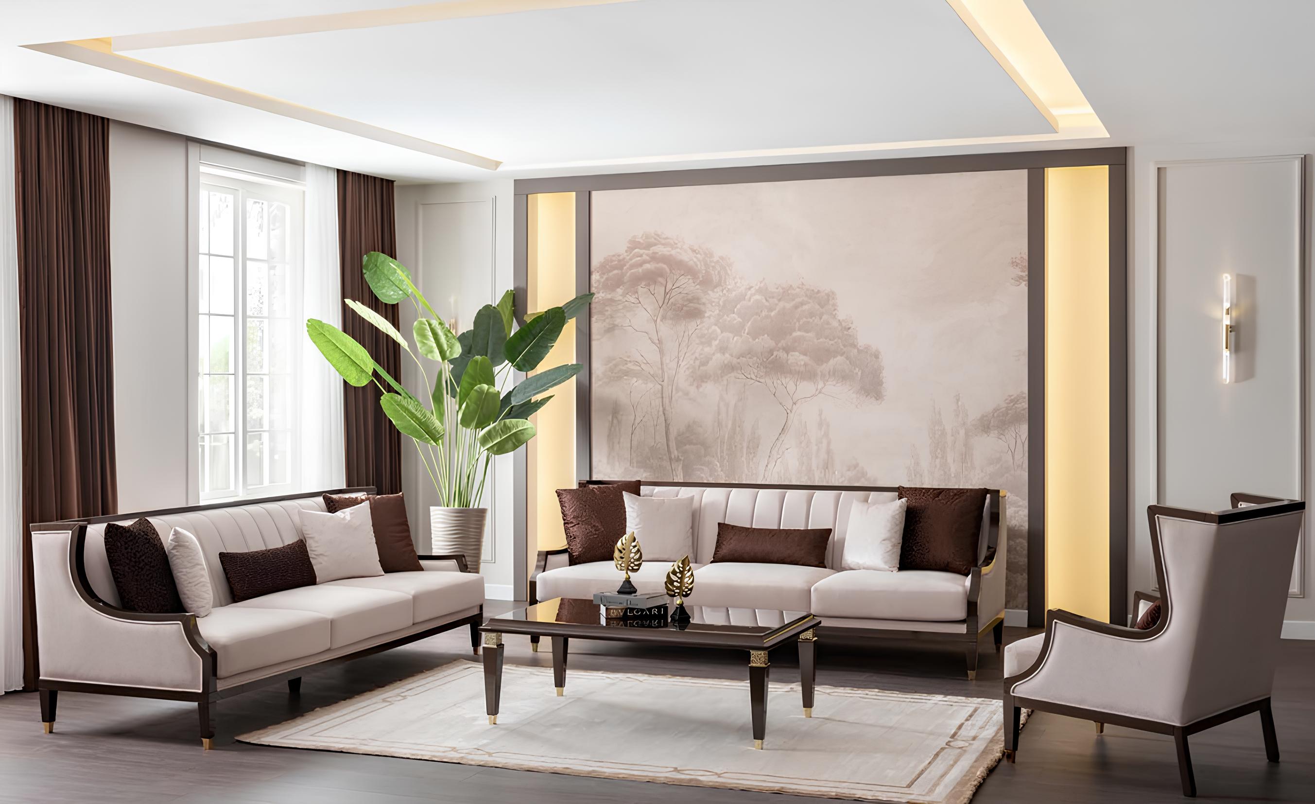 3+3+1 Seater & Coffee Table – large & comfortable living room set