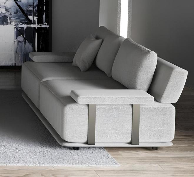 Three-seater sofa for the living room: Aesthetic with attention to detail.