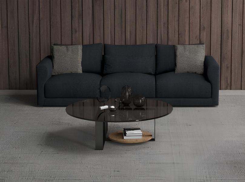 Sofa 3-seater with armchair: Softness and style in every detail.