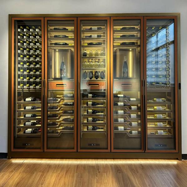 Wine cabinet wine cooler wine cooling showcase wine cooling device wine display