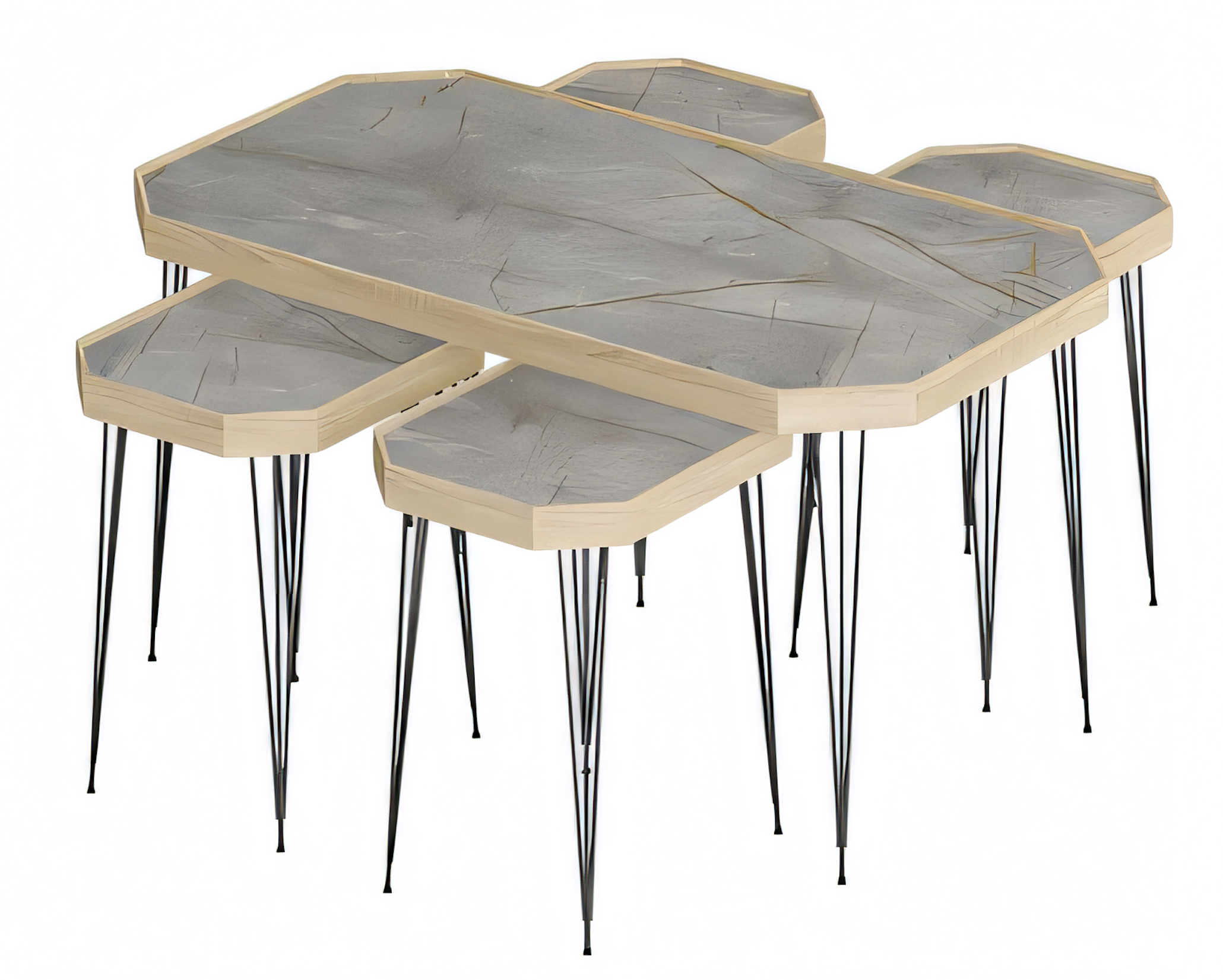 Stylish wooden dining table with elegant design