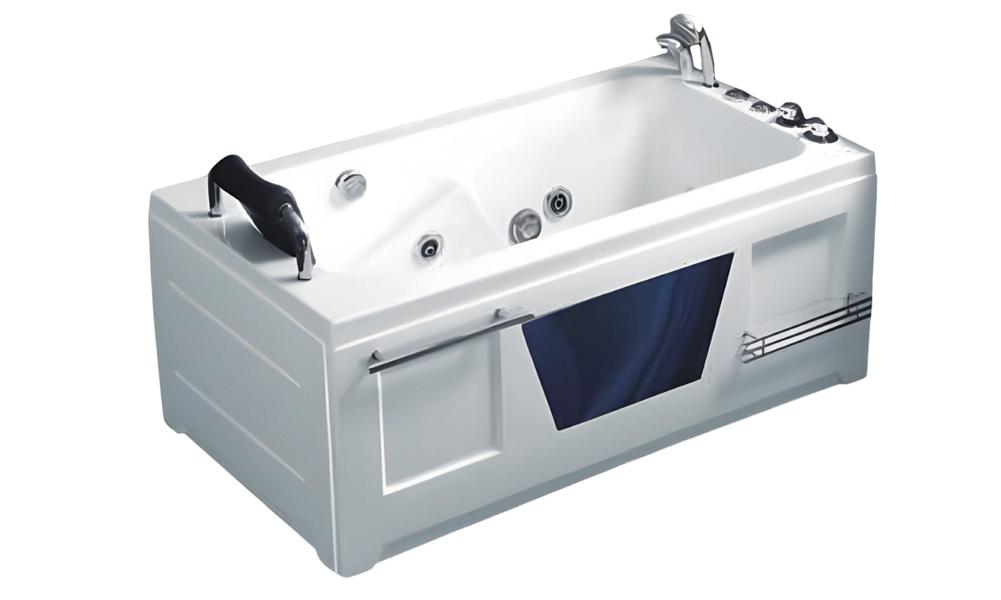 Whirlpool Bubble Bath Whirlpool Bathtub Hydro Massage Bathtub Outdoor Whirlpool 150x80 cm