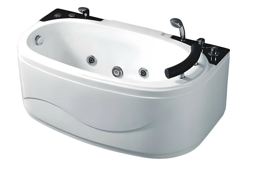 Blubberbad Whirlpool Hydromassage Bathtub Massage Bath Luxury Bathtub 170x85 cm