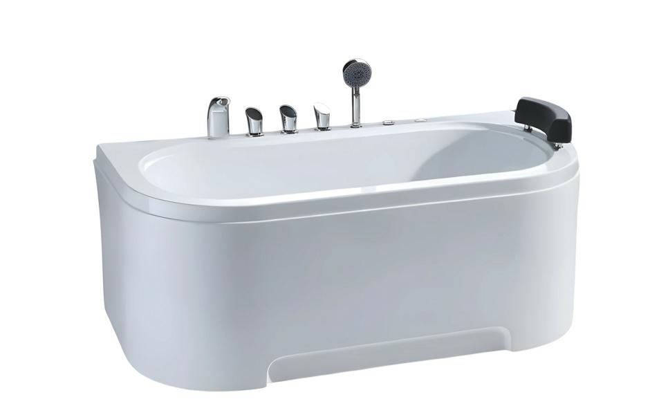 Bathtub Massage Bathtub Acrylic Bathtub Whirlpool Comfort Bathtub 150x80 cm