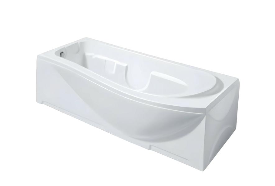 Bathtub Design Bathtub Acrylic Bathtub Space-Saving Bathtub Comfort Bathtub 170x85 cm