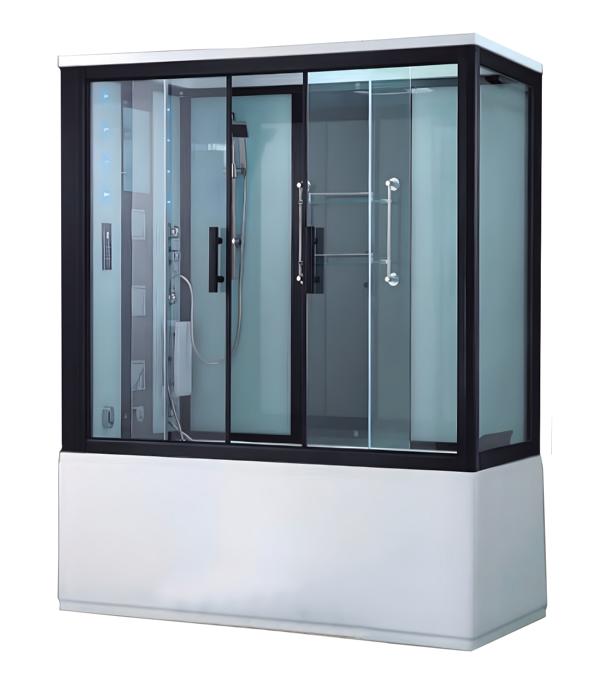 Luxury Shower Cabin Multifunction Shower Wellness Cabin Comfort Shower 185x90 cm