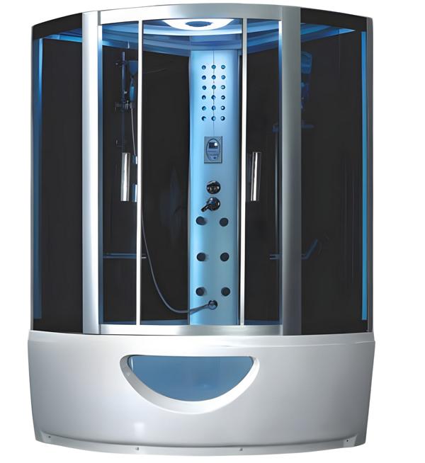 Shower room, shower, shower cabin, multifunctional shower, wellness shower 130x130 cm.