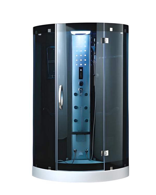 Massage shower cabin, wellness shower, multifunctional shower 100x100 cm