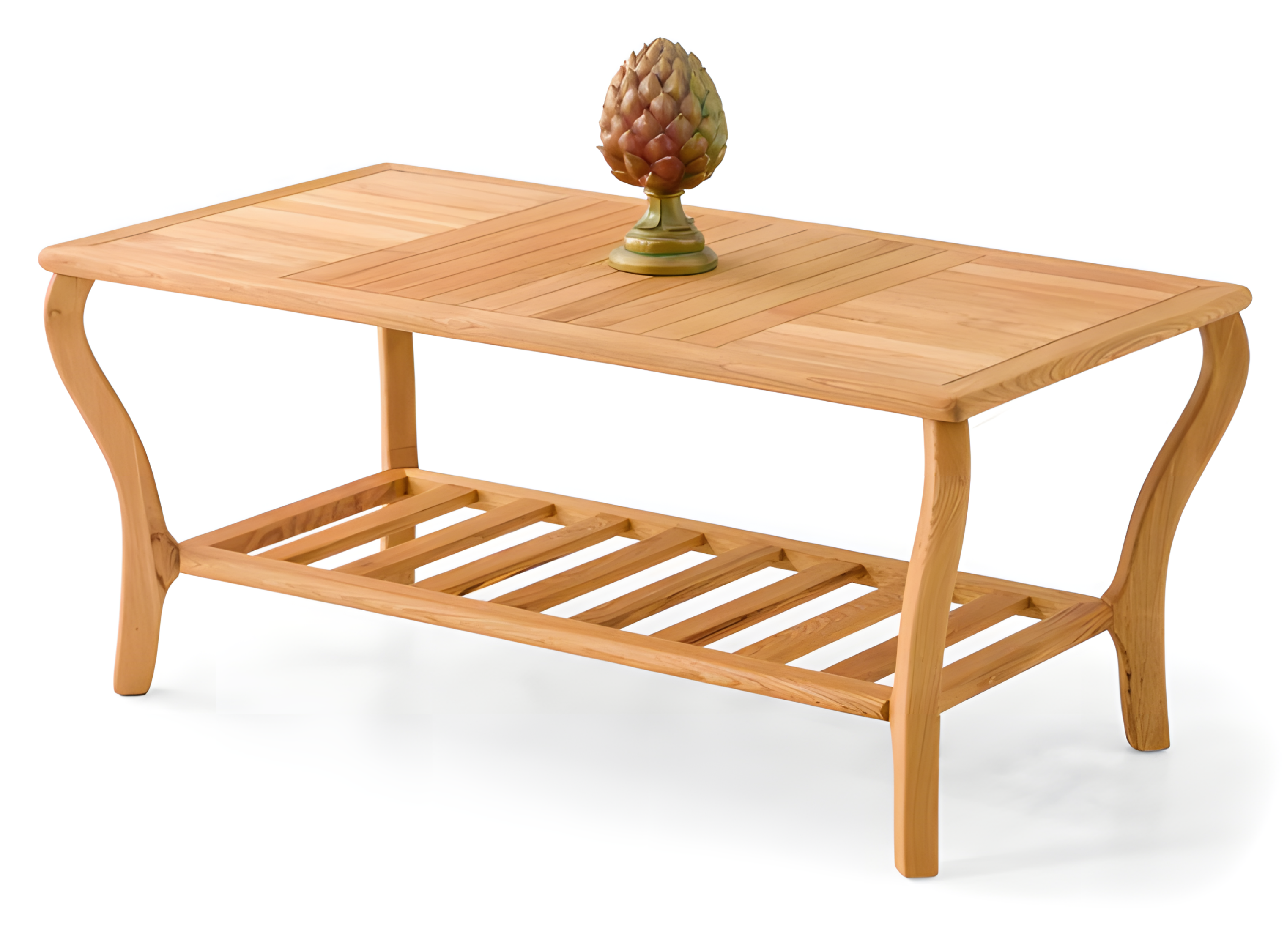 Elegant brown wooden dining table with timeless design.