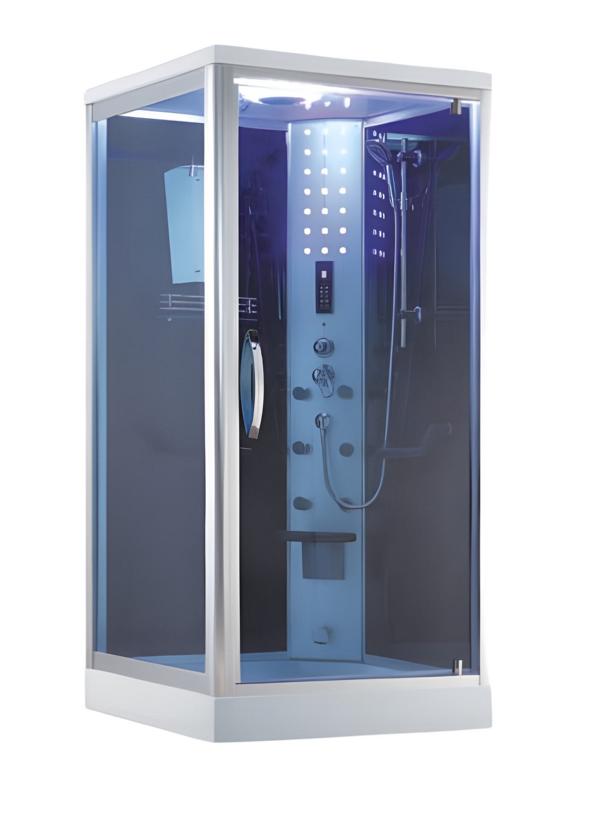 Comfort shower shower cabin shower door shower partition shower glass cabin 100x100 cm