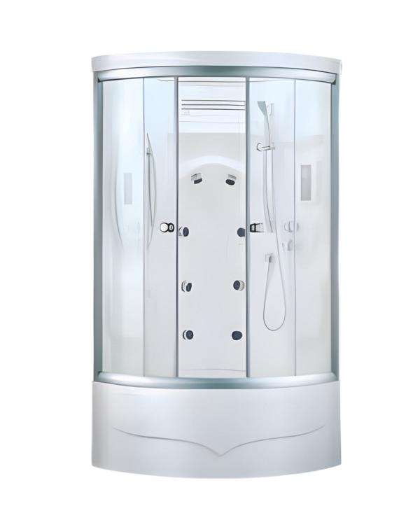 Shower cabin glass shower shower partition comfort shower glass cabin 93x93 cm